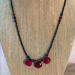 Real ruby Stone Necklace